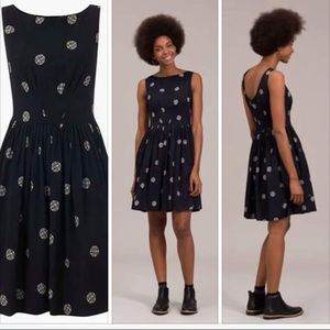 Modcloth Emily & Fin Abigail dress Sketchy Spots